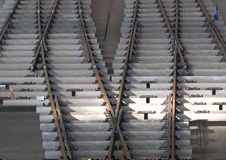 Weichen für Straßenbahnen, Industriebahnen, Metros